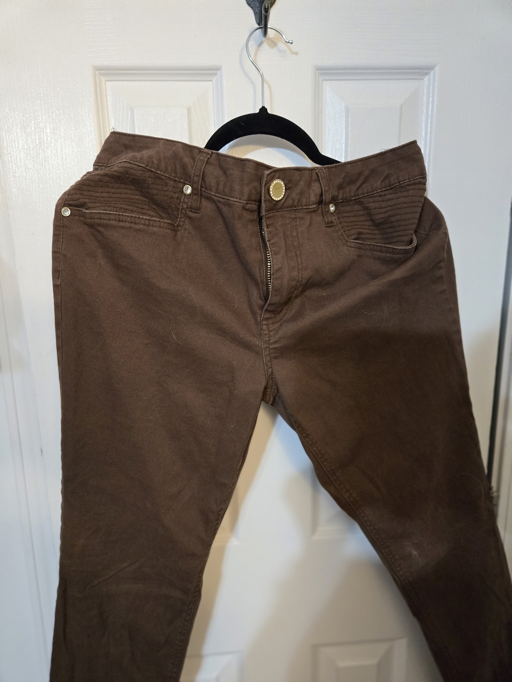 new directions Brown Skinny Women’s Pants